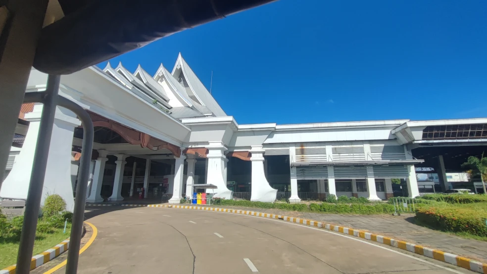 Thai immigration building at Chiang Khong border